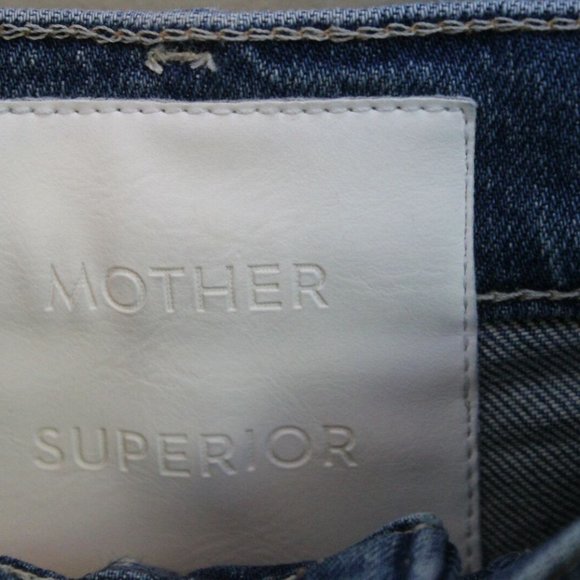 Mother Sinner Fray Play Dirty Jean Shorts H11463 - Picture 8 of 12